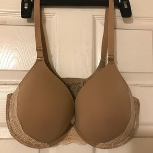 Soma 38DD Tan Bra w/ lace